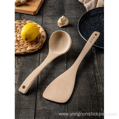 Commercial wholesale quality household pure wood spoon